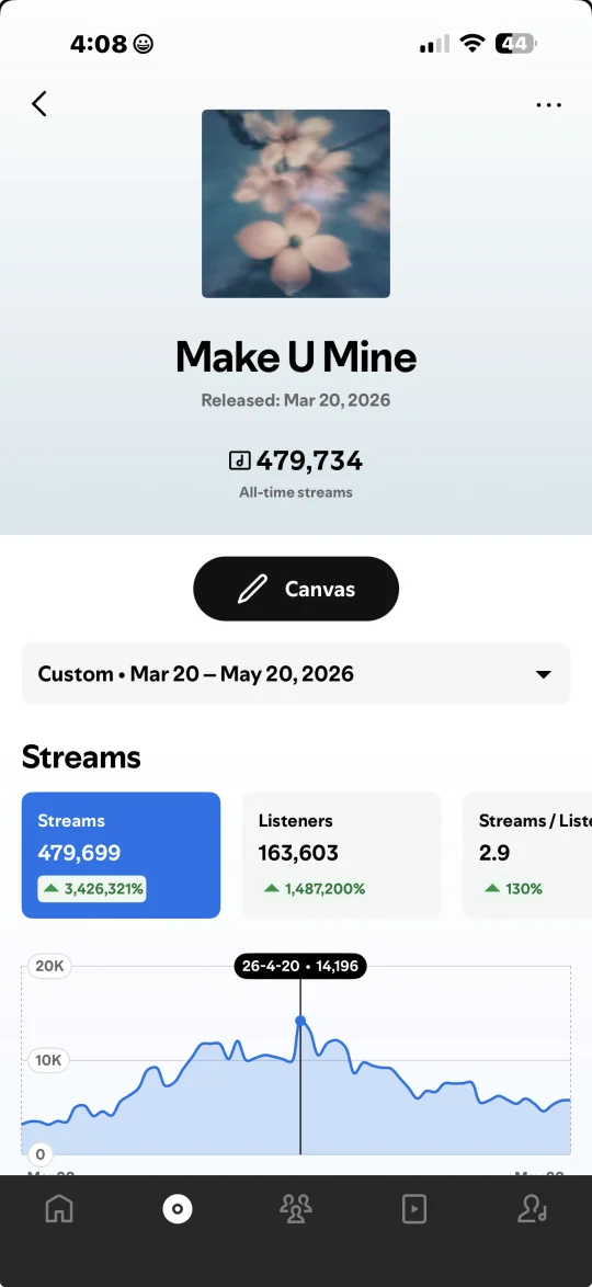Music Ads campaign result — Big Push by NINEZZ