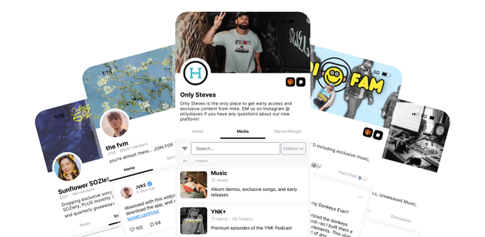 Artists like mike. & JVKE use Grouped platform