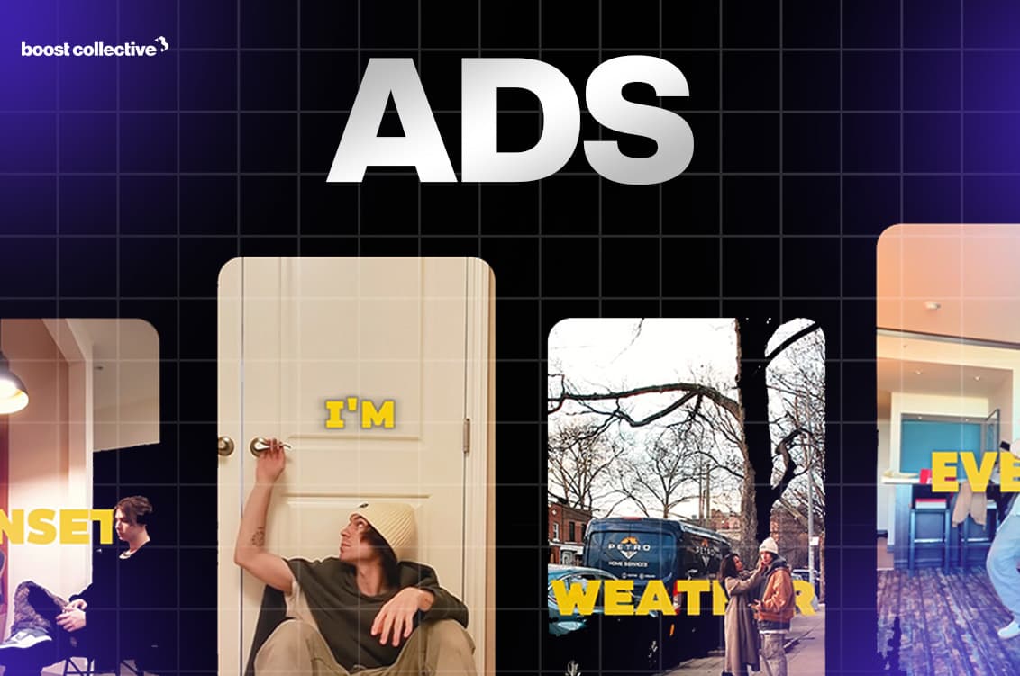 AUGY's creative campaign assets showing video ad content and promotional materials