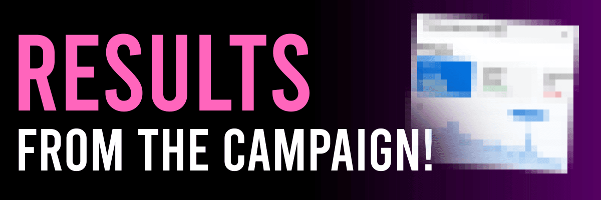 Kyle Beats campaign results dashboard showing detailed streaming metrics and promotional performance data