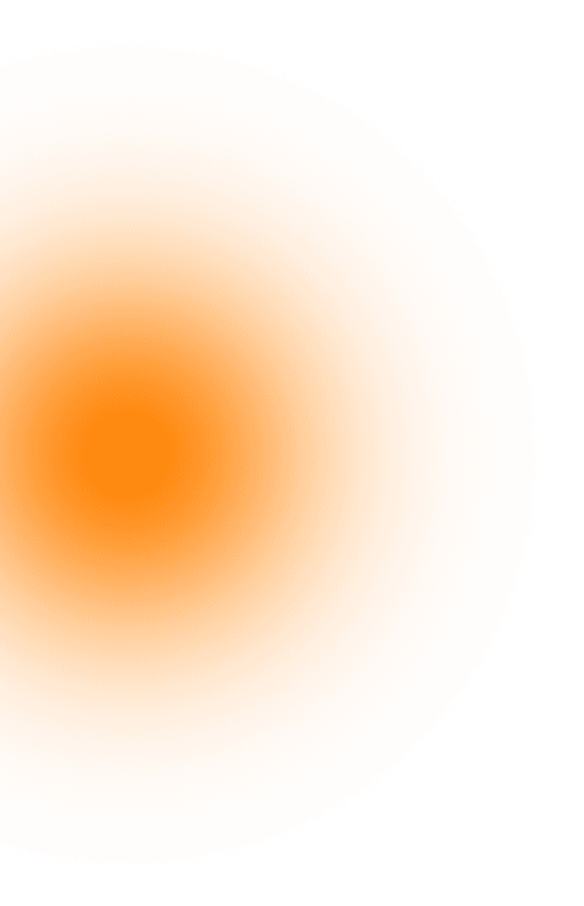 Orange gradient overlay